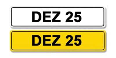 Lot 3 - Registration Number DEZ 25