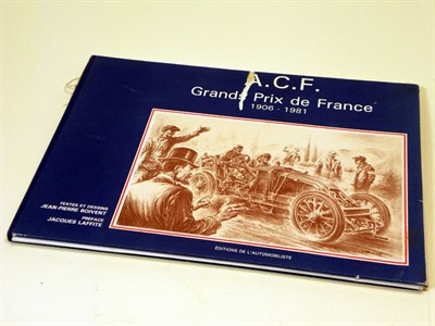 Lot 105 - A.C.F. Grands Prix De France 1906-1981