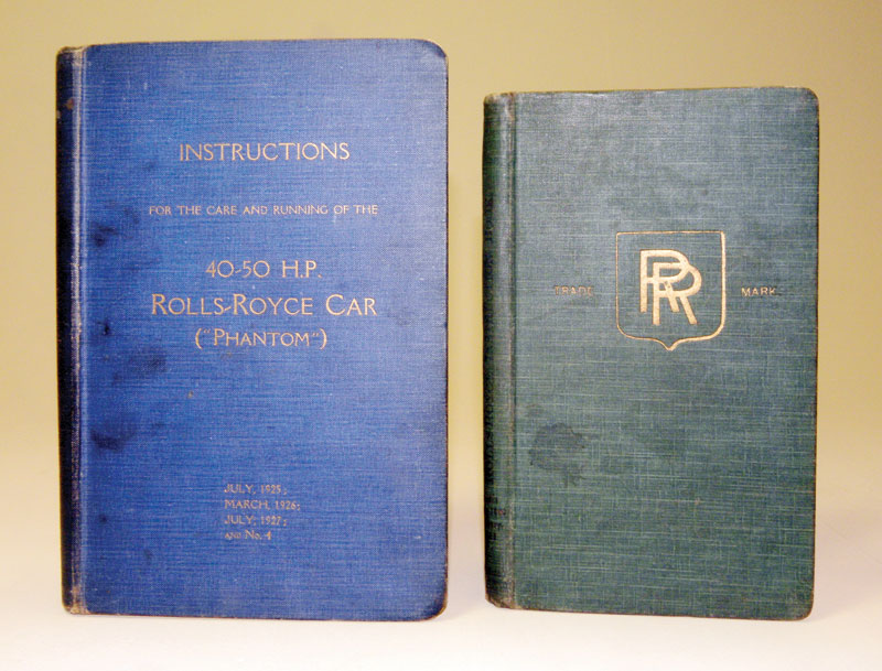 Lot 120 - Rolls-Royce Handbooks