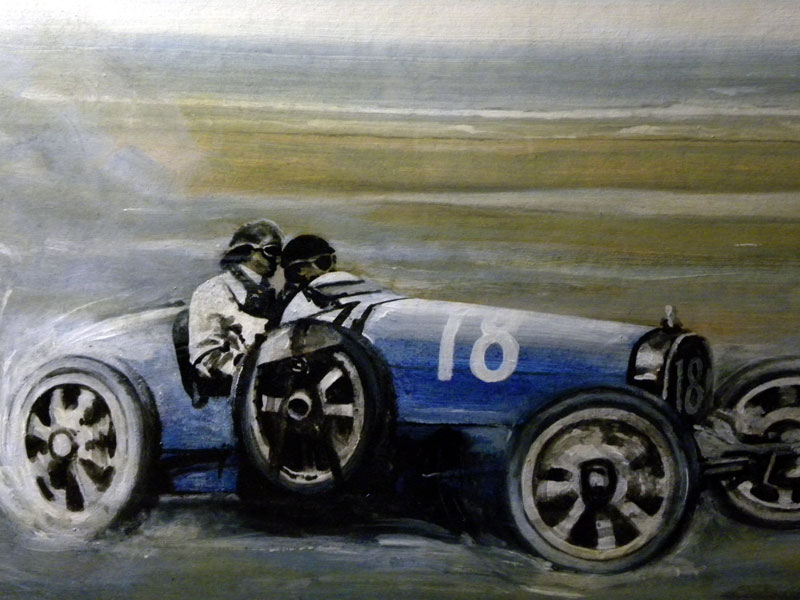 Lot 503 - Bugatti T35 Original Artwork by B.D. Taylor