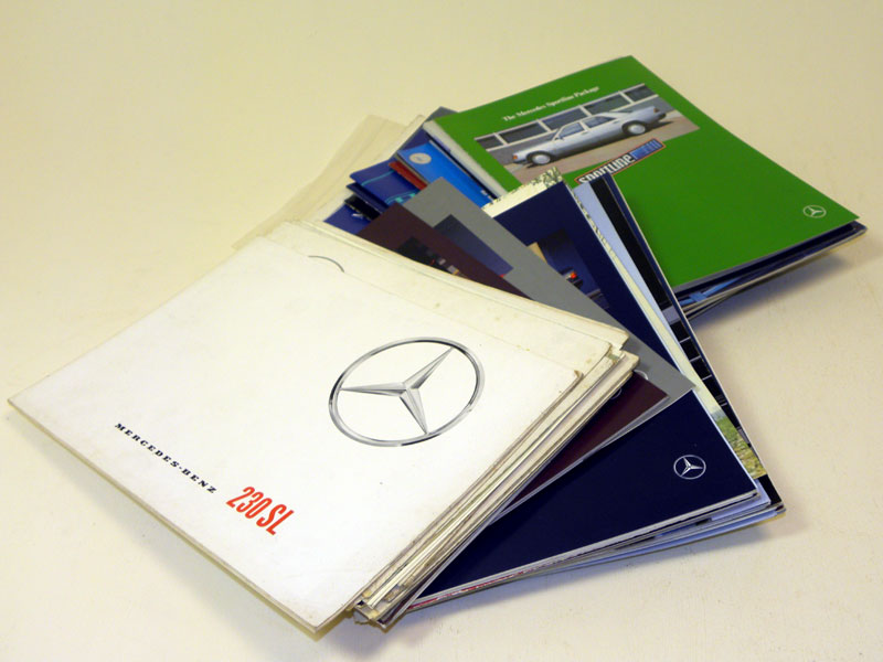 Lot 119 - Quantity of Mercedes-Benz Sales Brochures
