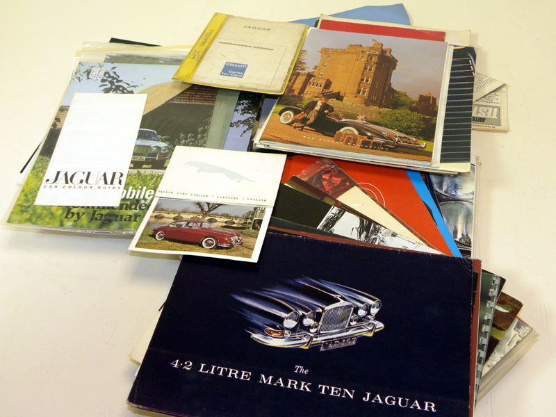 Lot 125 - Quantity of Jaguar Sales Brochures
