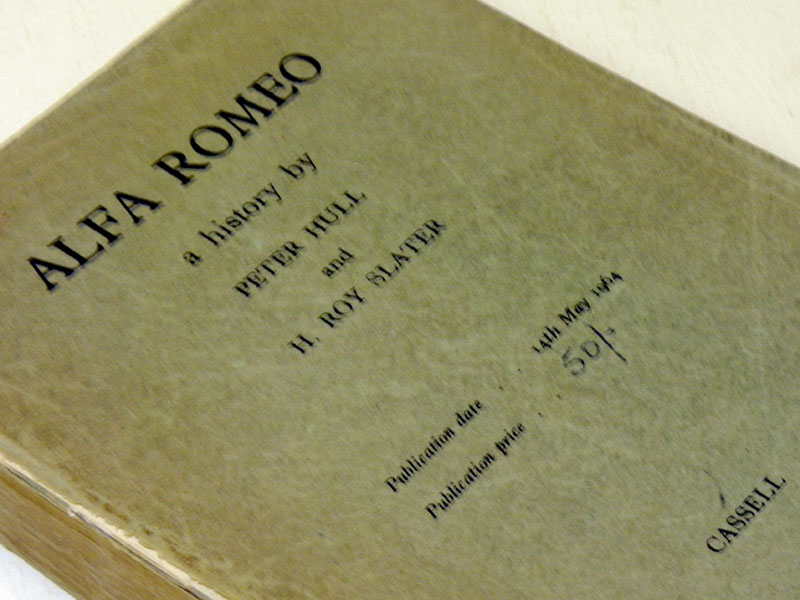 Lot 126 - Alfa Romeo "A History" (Proof Copy)