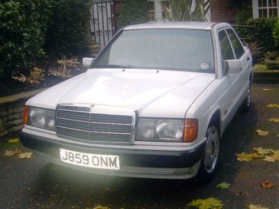 Lot 9 - 1991 Mercedes-Benz 190 E