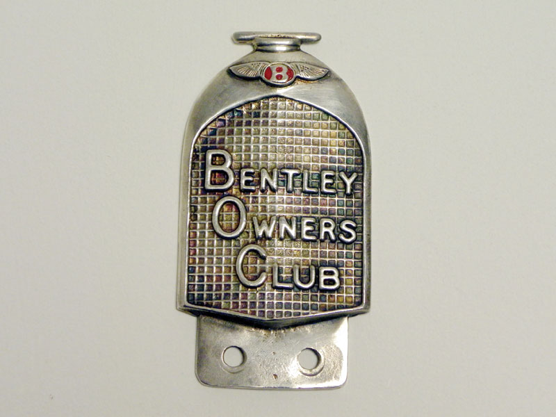 Lot 200 - Bentley Owner's Club Car Badge