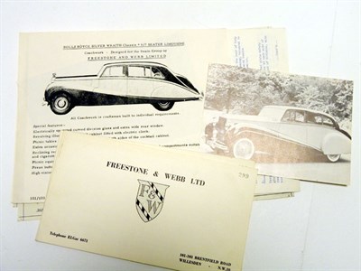 Lot 101 - Freestone & Webb Ltd Paperwork