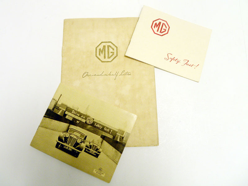 Lot 120 - Three MG Sales Brochures