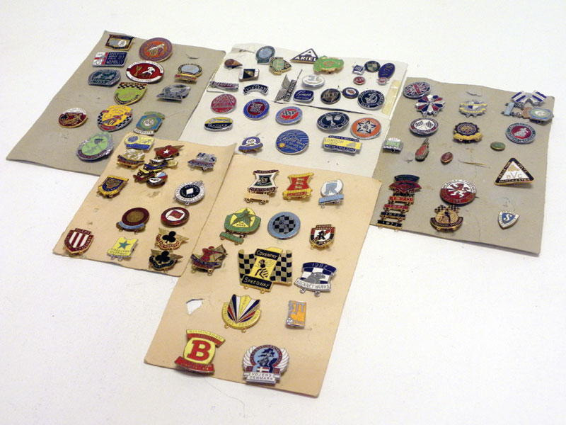 Lot 215 - Collection of Motorcycle Pin Badges