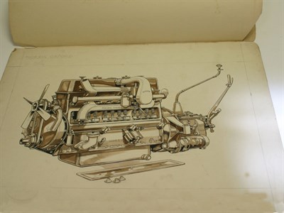 Lot 510 - Morris Motors Cutaway Drawing