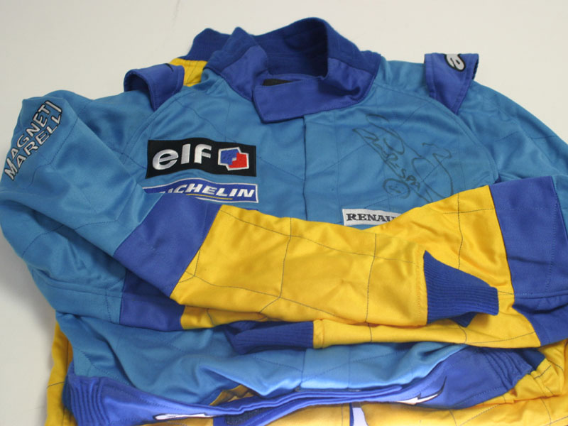 Lot 603 - Jenson Button Signed Publicity Suit