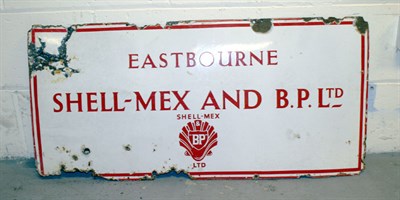 Lot 707 - Shell-Mex and B.P. Ltd Enamel Sign