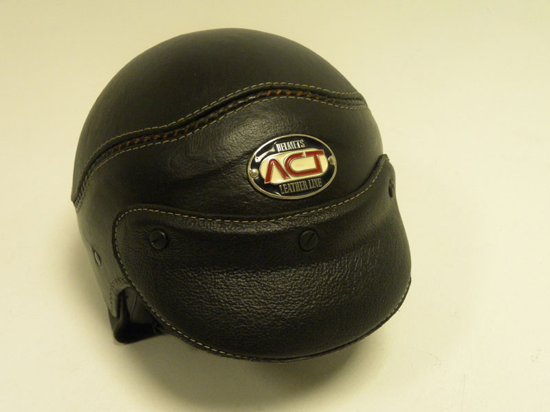 Lot 220 - Leather Ladies Crash Helmet