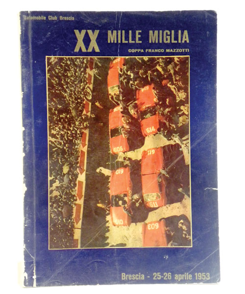Lot 146 - 1953 Mille Miglia Souvenir Yearbook