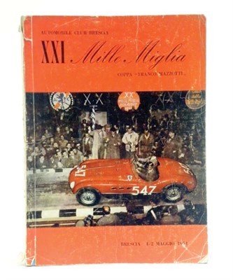 Lot 147 - 1954 Mille Miglia Souvenir Yearbook