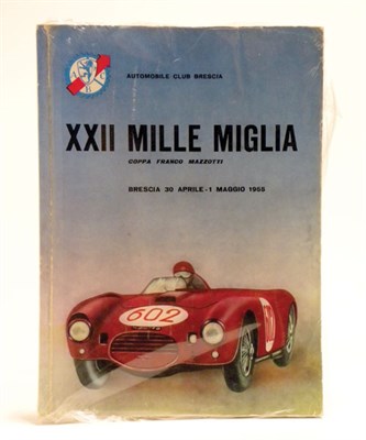 Lot 148 - 1955 Mille Miglia Souvenir Yearbook