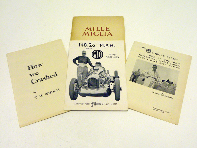 Lot 153 - 'Mille Miglia' MG Sales Brochure