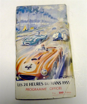 Lot 102 - 1955 Le Mans Programme