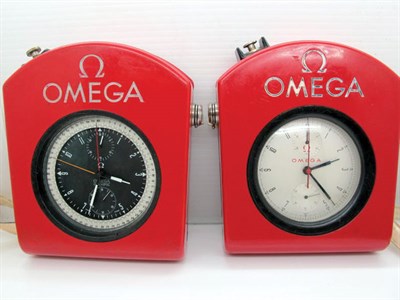 Lot 813 - Omega Split Second Stop Watches