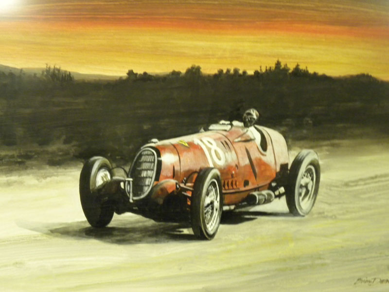 Lot 503 - Alfa Romeo Original Artwork by B.D. Taylor