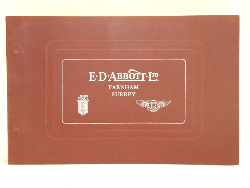 Lot 127 - E.D. Abbott Coachwork Catalogue