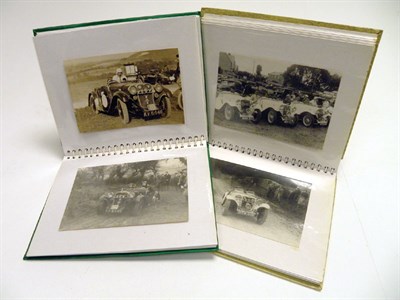Lot 602 - Two Photograph Albums Relating to Singer Cars