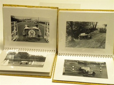 Lot 604 - Two Photograph Albums Relating to Dellow Trials Cars