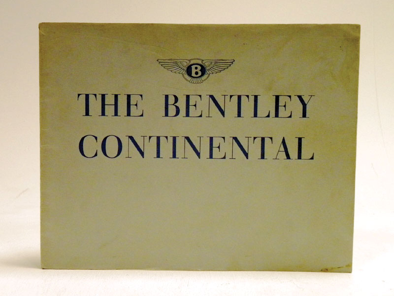 Lot 140 - Bentley R-Type Continental Sales Brochure