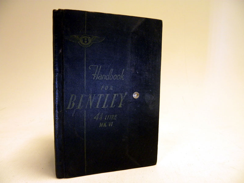 Lot 101 - Bentley 4.25 Litre Handbook