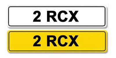 Lot 1 - Registration Number 2 RCX