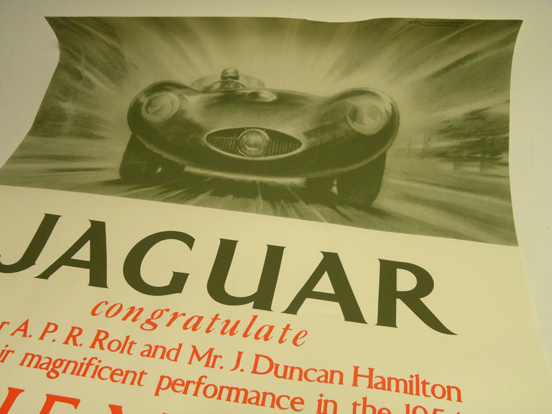 Lot 503 - A Jaguar Victory Poster