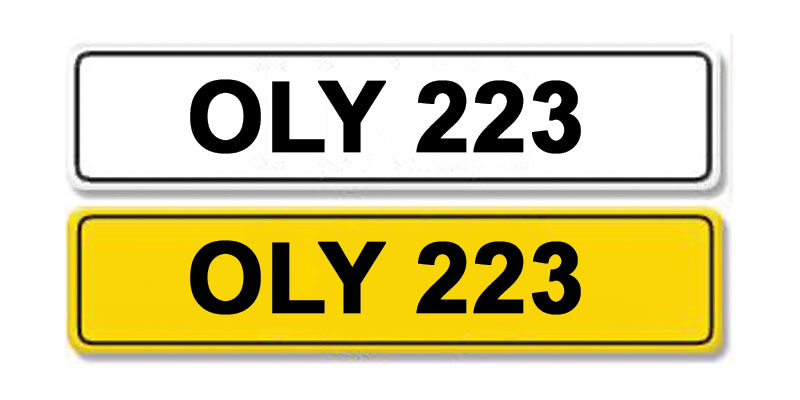 Lot 5 - Registration Number OLY 223