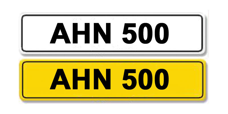 Lot 3 - Registration Number AHN 500