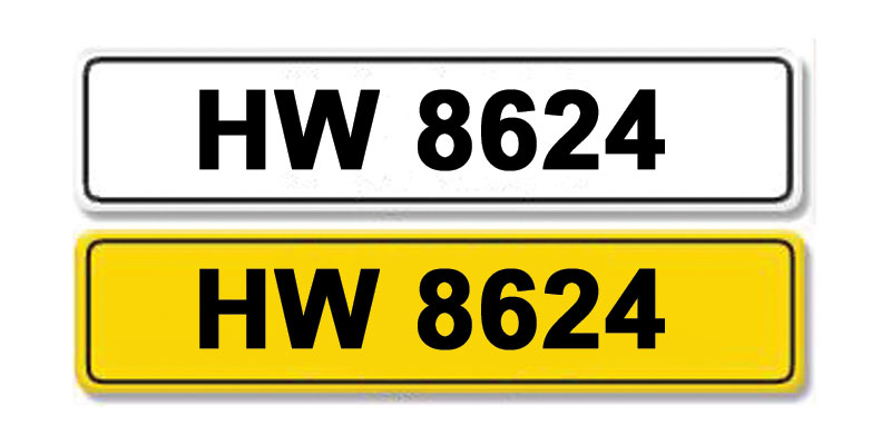 Lot 5 - Registration Number HW 8624