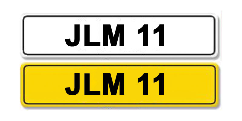 Lot 9 - Registration Number 11 JLM