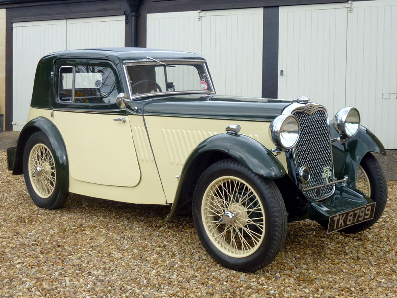 Lot 17 - 1933 Singer Deluxe Sports Nine Coupe
