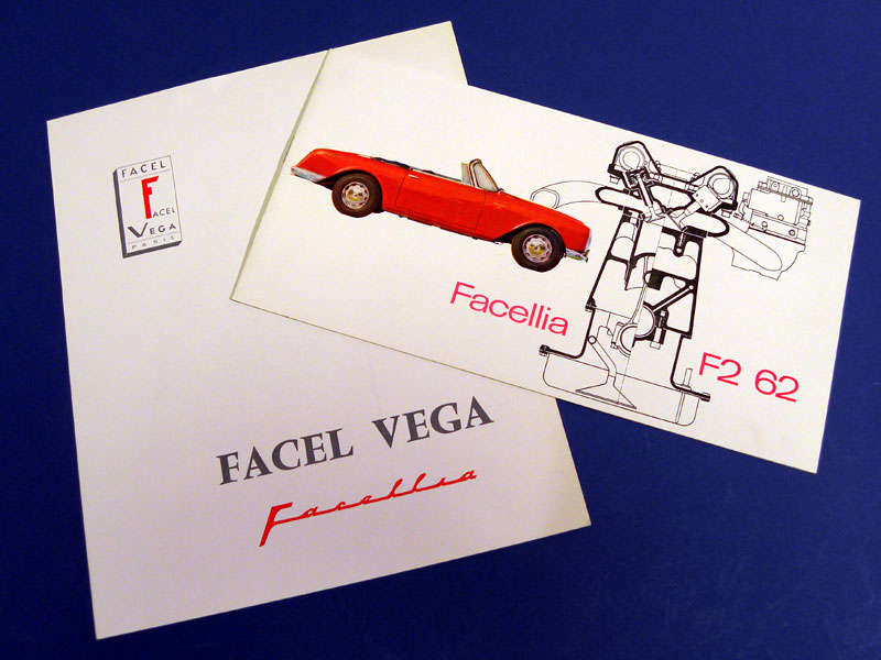 Lot 122 - Two Facel Vega Brochures