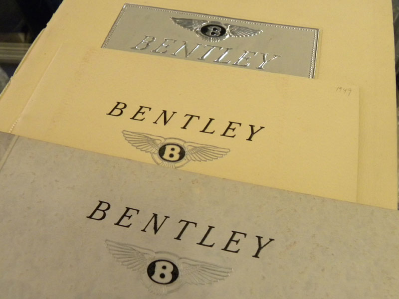 Lot 135 - Three Bentley Sales Brochures