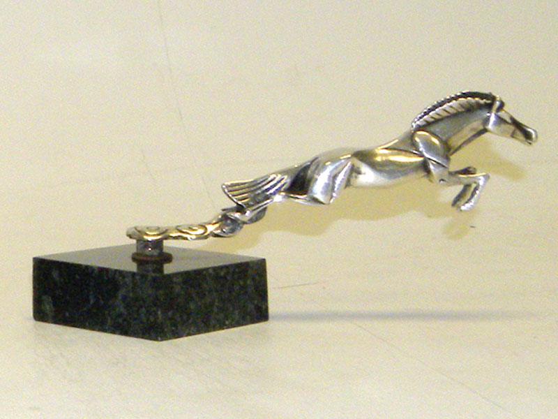 Lot 353 - Rosengart Leaping Horse Mascot by Casimir Brau