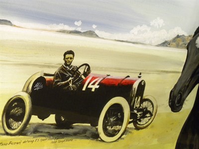 Lot 502 - Ferrari Original Artwork by B.D. Taylor