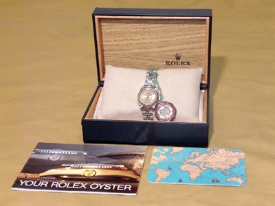 Lot 800 - Rolex 'Oyster' Datejust Ladies Wristwatch