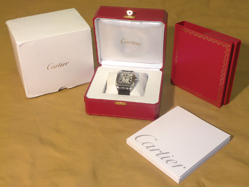 Lot 804 - Cartier 'Santos 100' Gent's Wristwatch