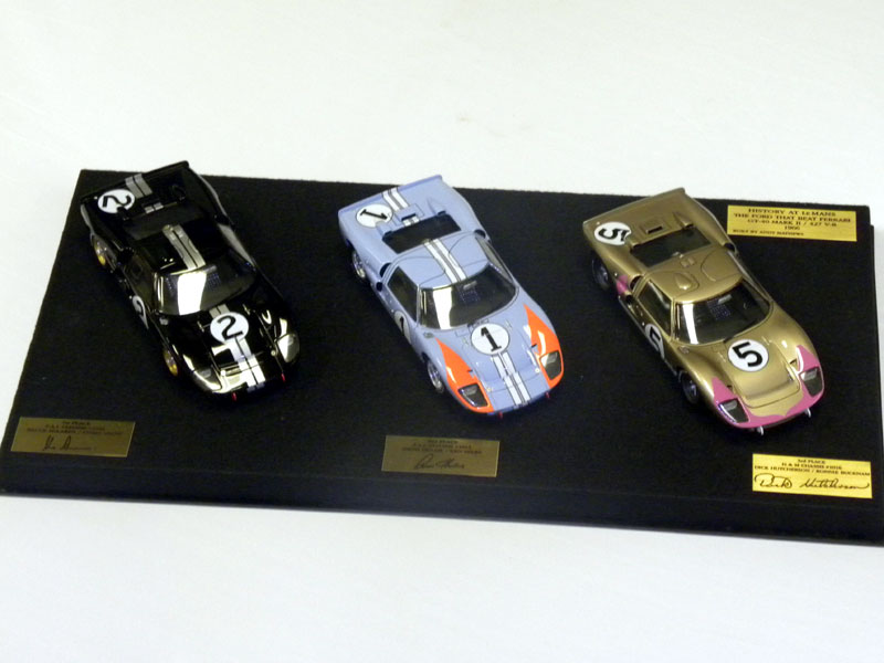 Lot 51 - Ford GT40 History at Le Mans Model Display