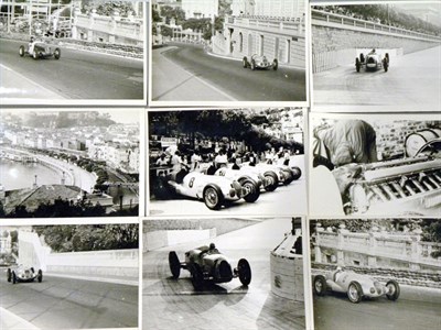 Lot 14 - Important Collection of 'Silver Arrows at Monaco' Press Photographs