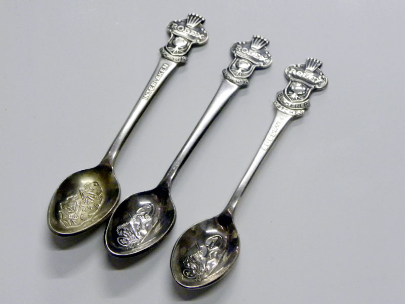 Lot 62 - Three Silver Rolex Spoons