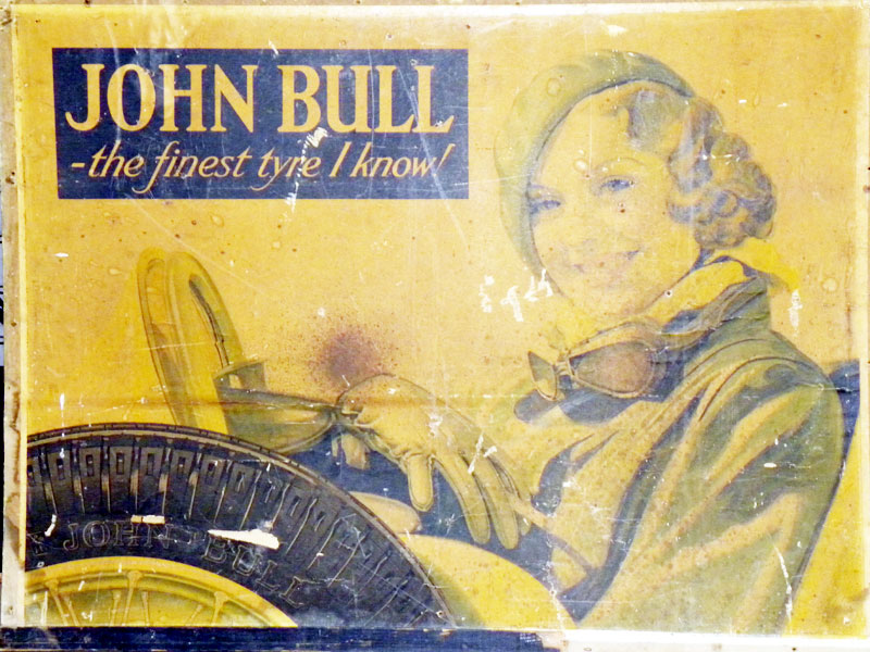Lot 22 - John Bull Tyres Showcard