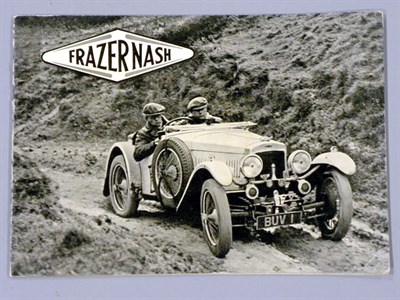 Lot 3 - Frazer-Nash Range Brochure 1936/37