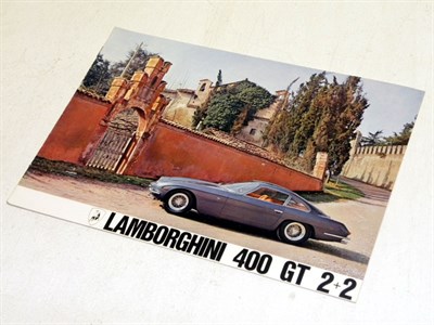 Lot 147 - Lamborghini 400 GT Sales catalogue