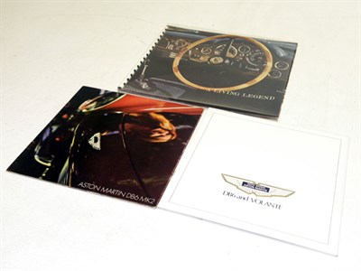 Lot 155 - Three Aston Martin DB6 Sales Brochures