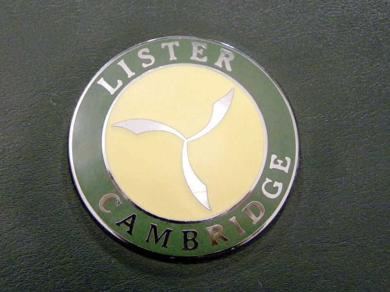Lister Car Logo LIMITED RUN: 10 Special Edition Magnesium Bodied