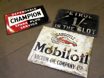 Lot 705 - Three Enamel Signs